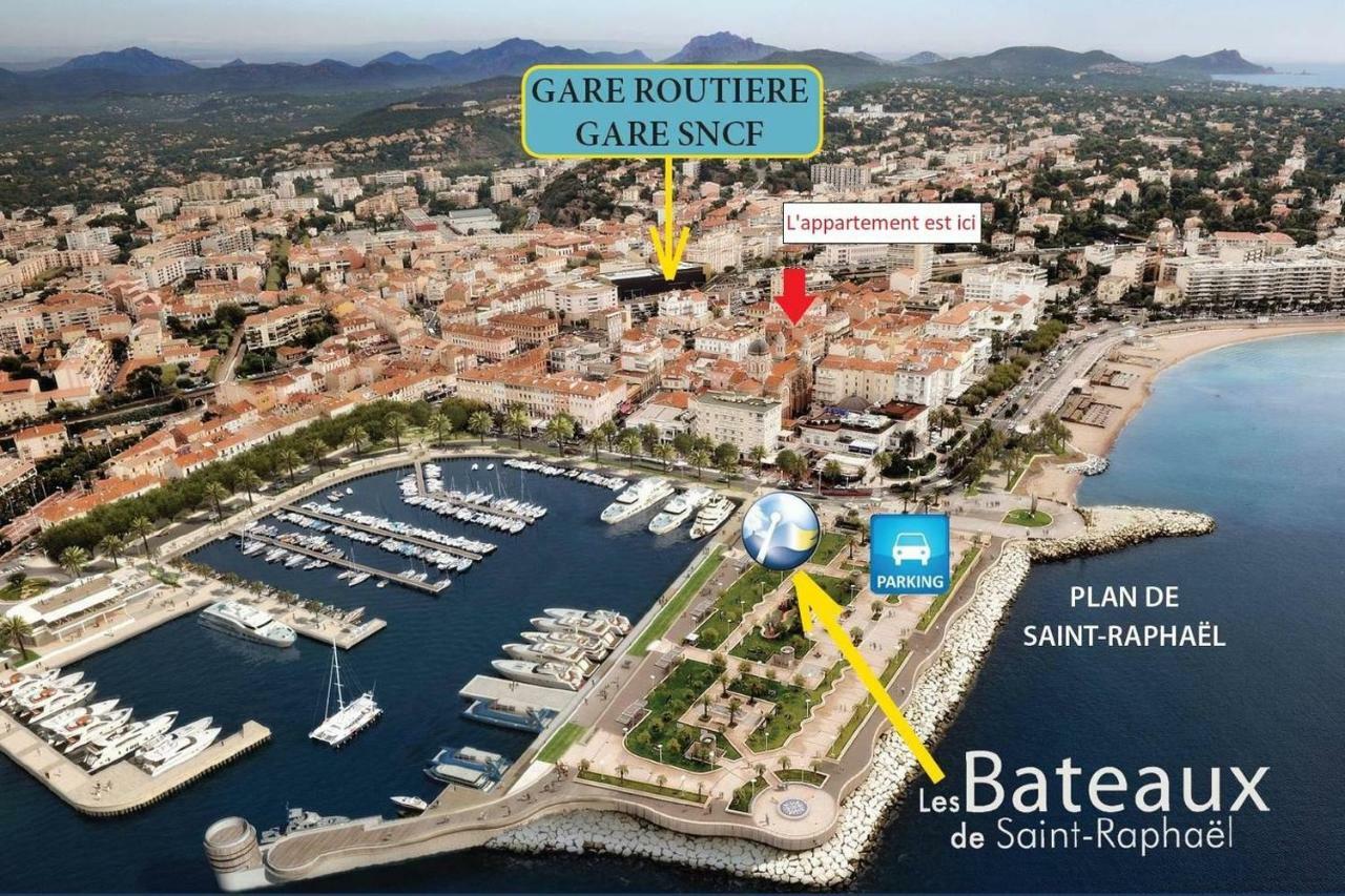 F2 Chambre En Duplex Saint-Raphaël Exteriör bild